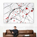 Modern Abstract Splash Wall Art