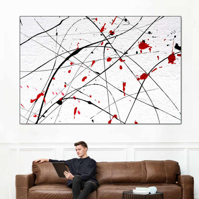 Modern Abstract Splash Wall Art