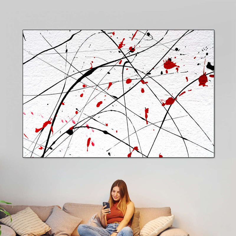 Modern Abstract Splash Wall Art