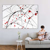 Modern Abstract Splash Wall Art