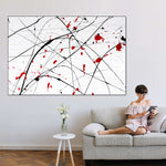 Modern Abstract Splash Wall Art