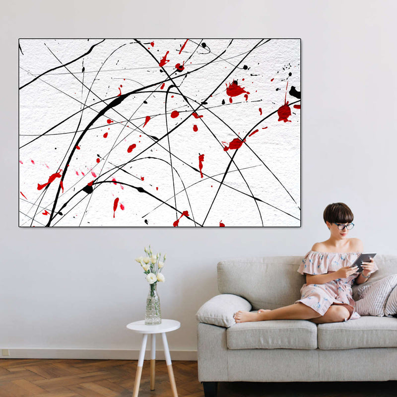 Modern Abstract Splash Wall Art