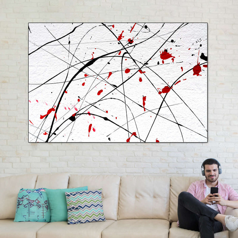 Modern Abstract Splash Wall Art