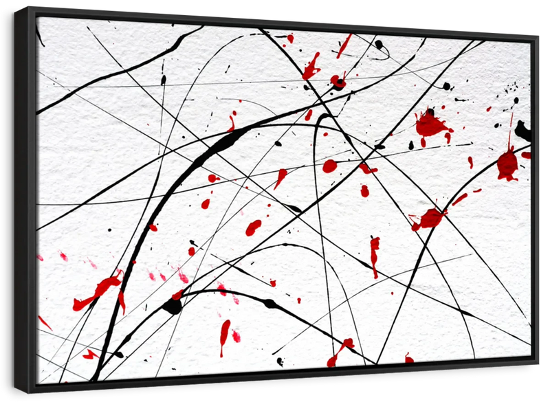 Modern Abstract Splash Wall Art