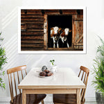 Pair Of Cows Wall Art