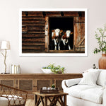 Pair Of Cows Wall Art