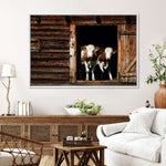 Pair Of Cows Wall Art