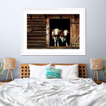 Pair Of Cows Wall Art