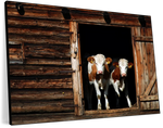 Pair Of Cows Wall Art