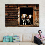 Pair Of Cows Wall Art