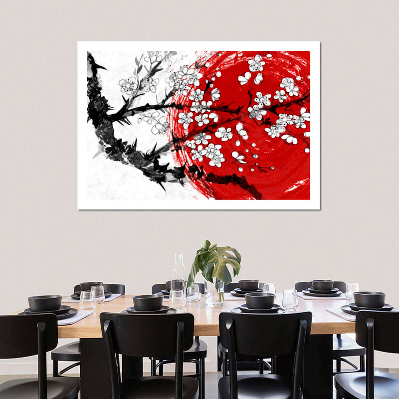 Japan Cherry Blossom Wall Art