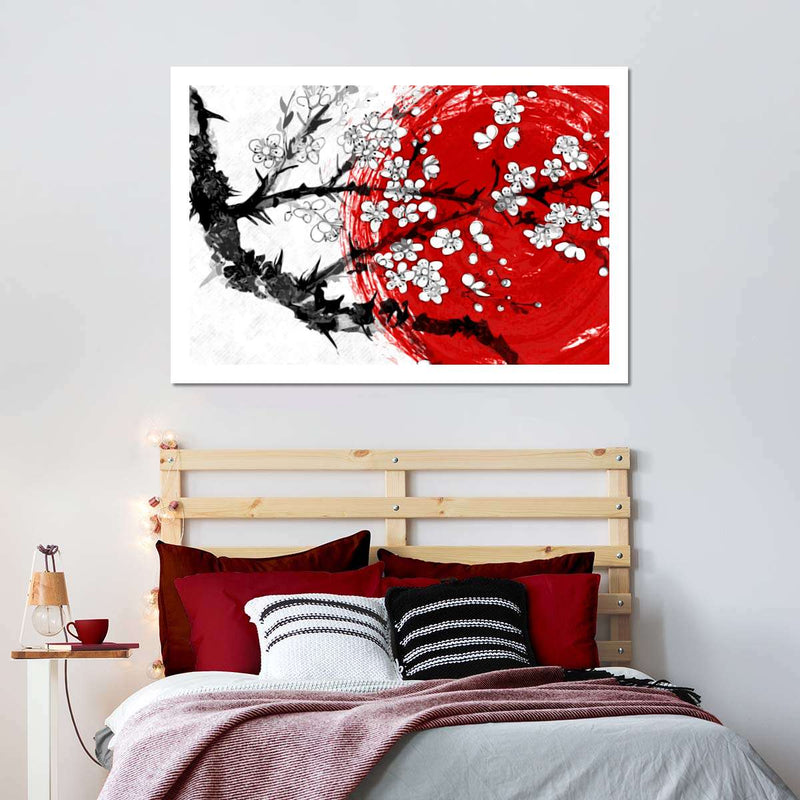 Japan Cherry Blossom Wall Art