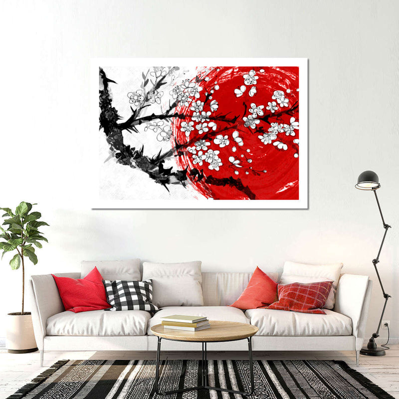 Japan Cherry Blossom Wall Art