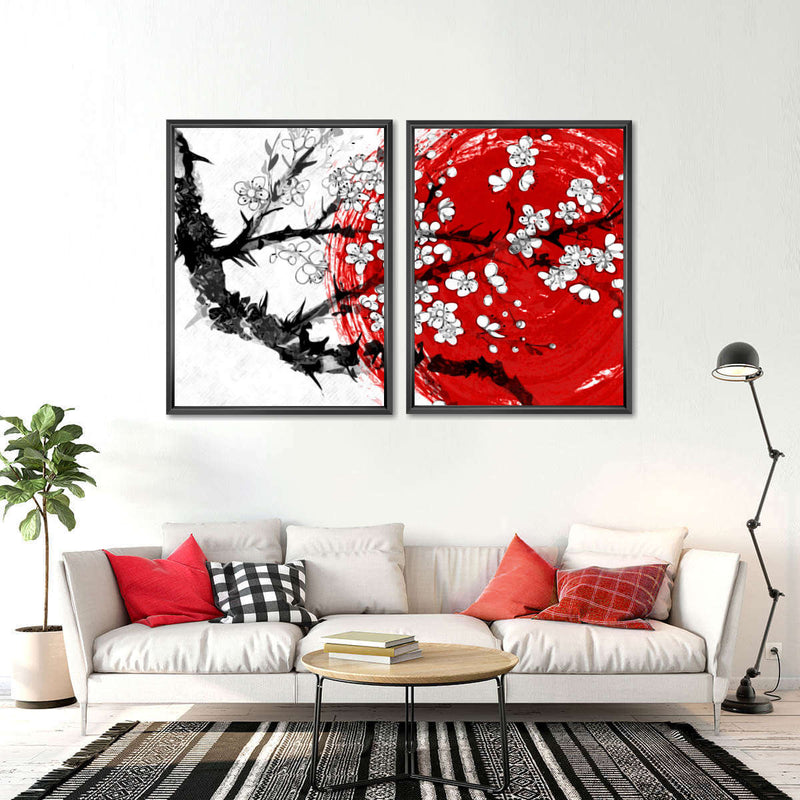 Japan Cherry Blossom Wall Art