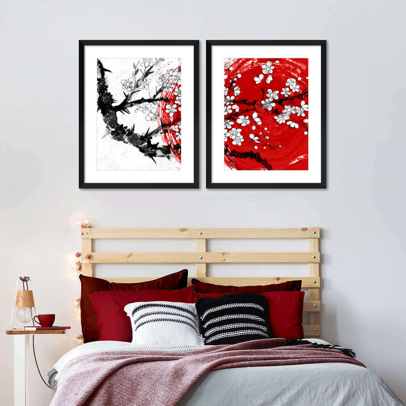Japan Cherry Blossom Wall Art