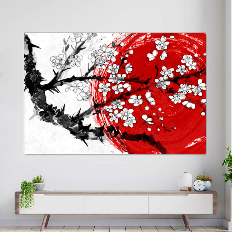 Japan Cherry Blossom Wall Art