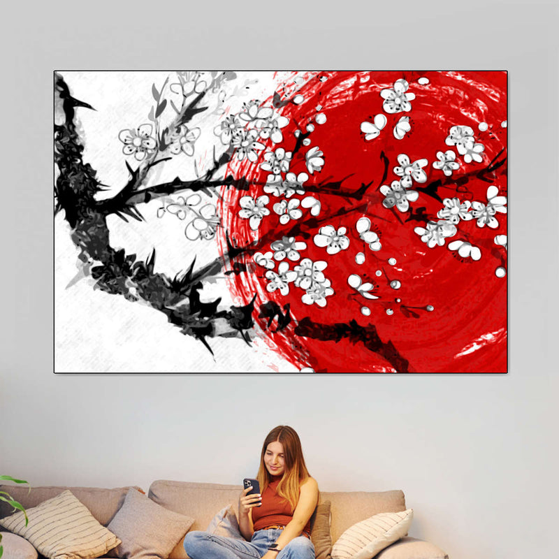 Japan Cherry Blossom Wall Art