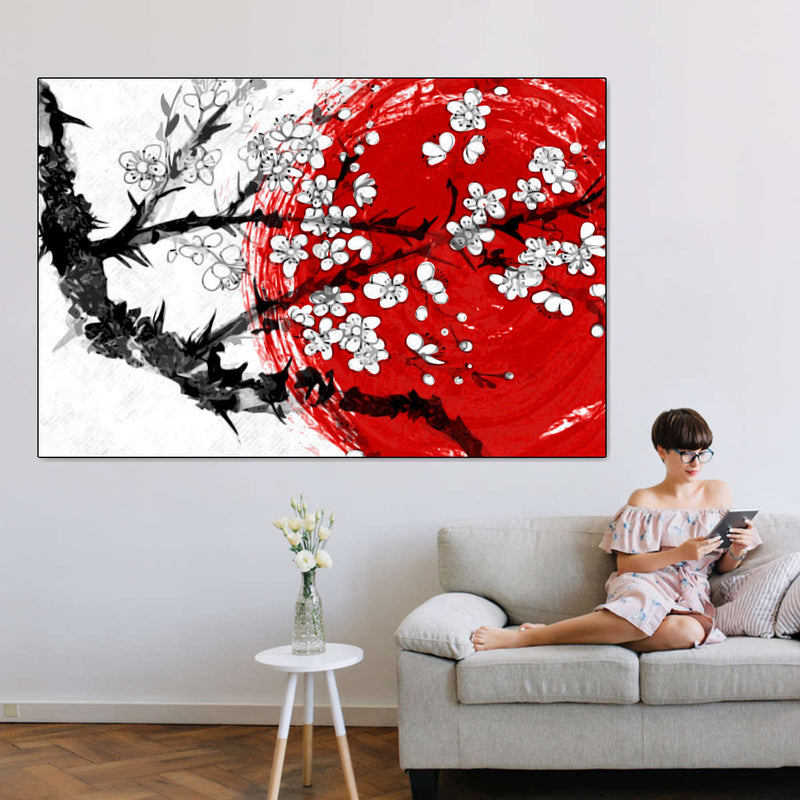 Japan Cherry Blossom Wall Art