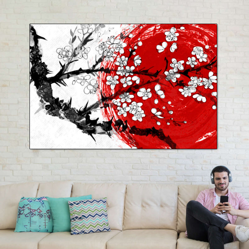 Japan Cherry Blossom Wall Art
