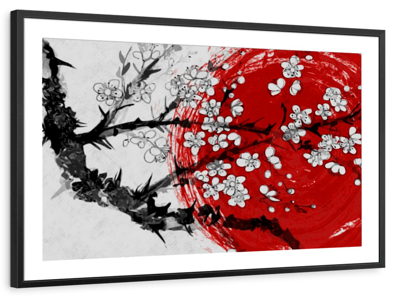 Japan Cherry Blossom Wall Art