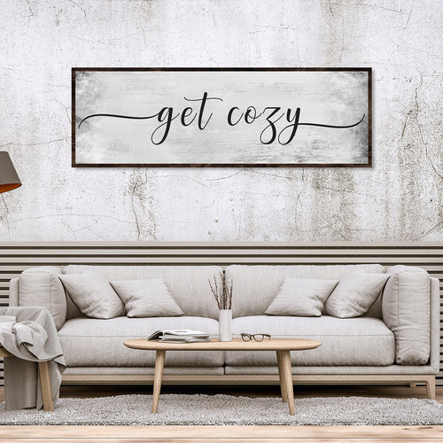 Get Cozy Canvas Wall Art