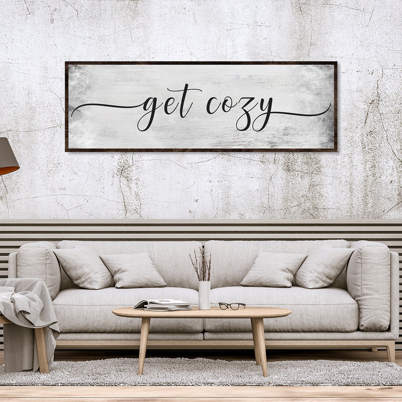 Get Cozy Canvas Wall Art