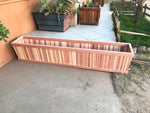 San Clemente Tapered Redwood Planter Box