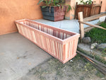 San Clemente Tapered Redwood Planter Box