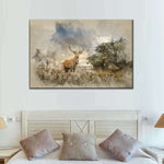 Vintage Stag Wall Art
