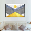 Marble Textured Geometric Wall Art