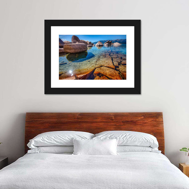 Lake Tahoe Stones Wall Art