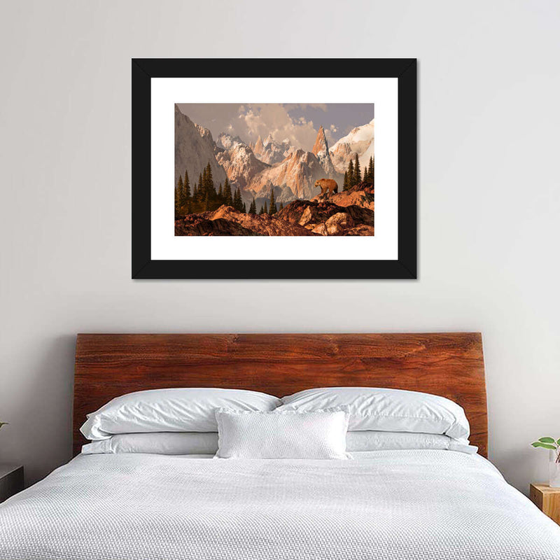 Rocky Mountain Bear Wall Art