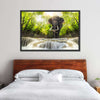Waterfall Elephant Wall Art