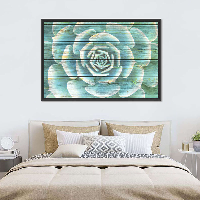 Succulent Plant Bloom Wall Art