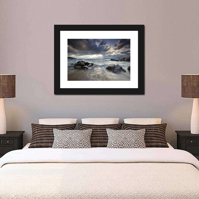 Sunlit Lake Tahoe Wall Art