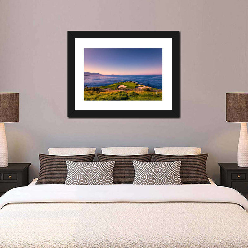 Pebble Beach Blue Sky Wall Art