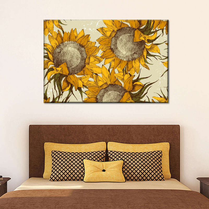 Yellow Sunflowers Wall Art