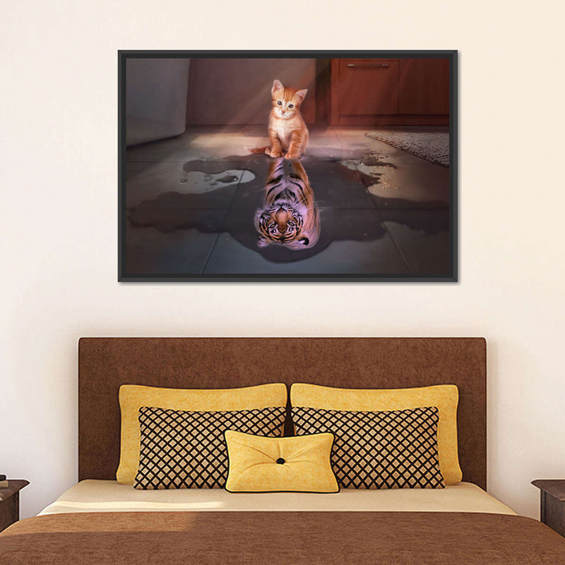 Tiger Kitty Wall Art