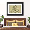 Woman Loving Dog Wall Art