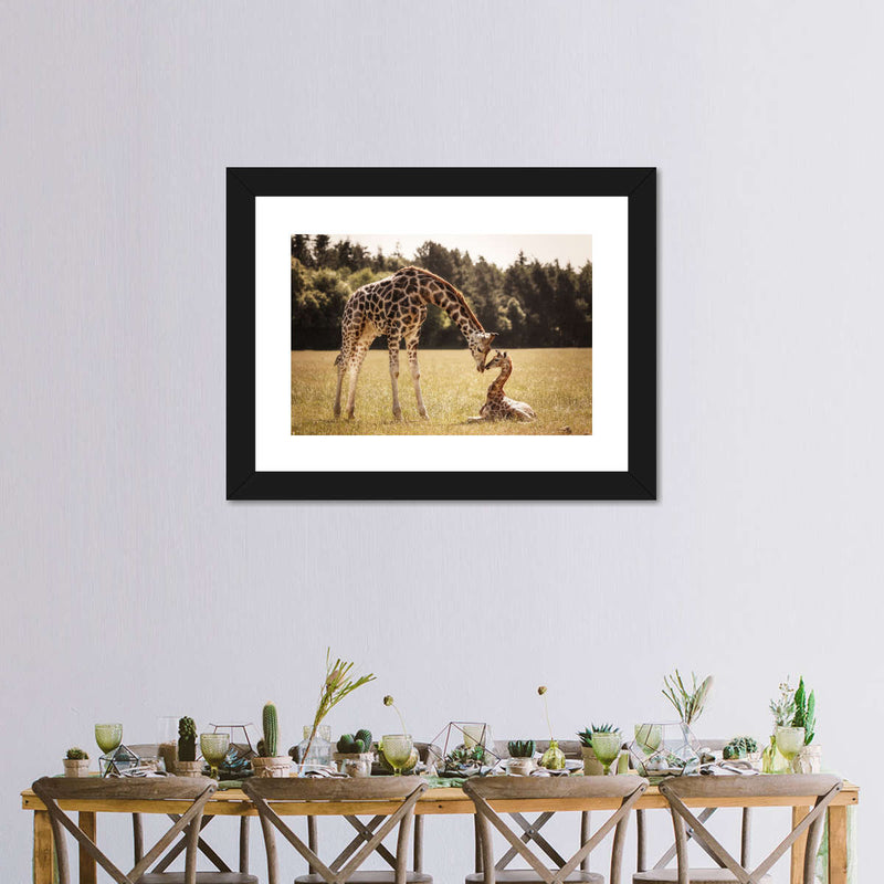 Loving Giraffes Wall Art
