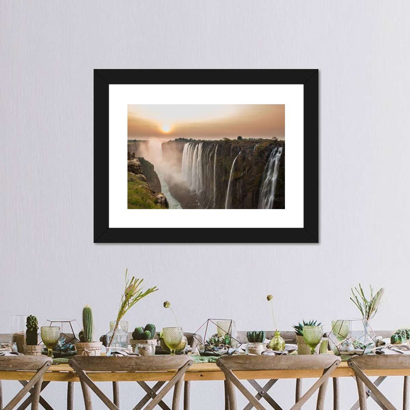 Victoria Falls Sunset Wall Art