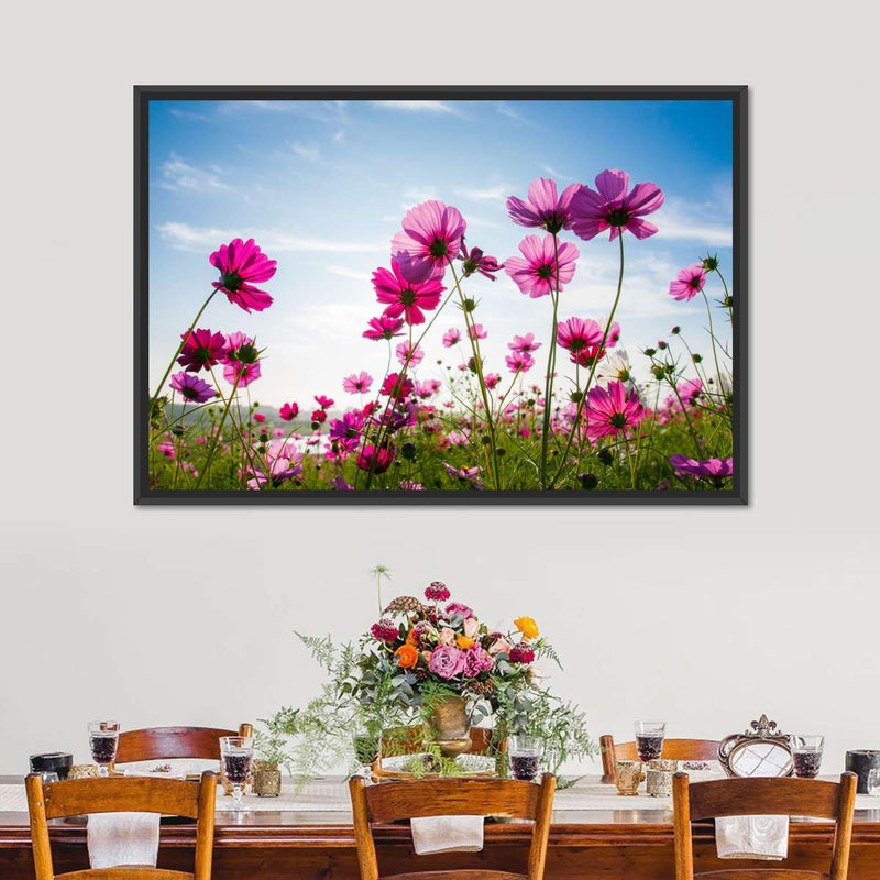 Wild Cosmos Flowers Wall Art