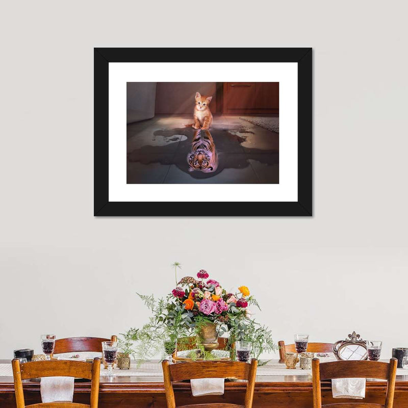 Tiger Kitty Wall Art