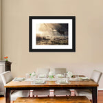 Wild Deer In Snow Wall Art
