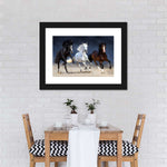 Wild Colorful Horses Wall Art