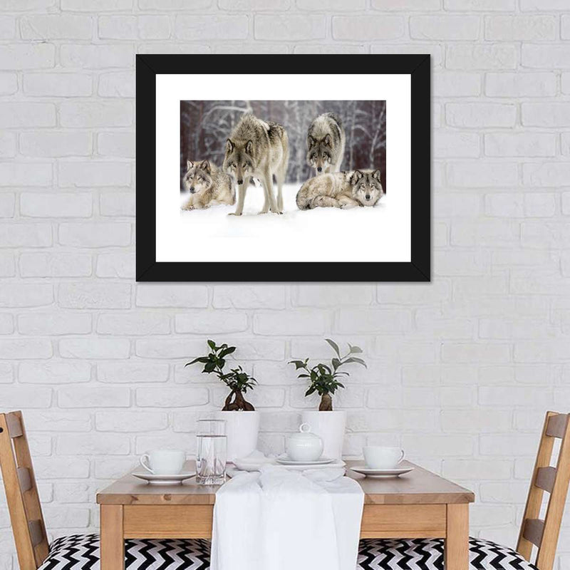 Wolf Pack Wall Art