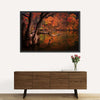 Orange Autumn Lake Wall Art