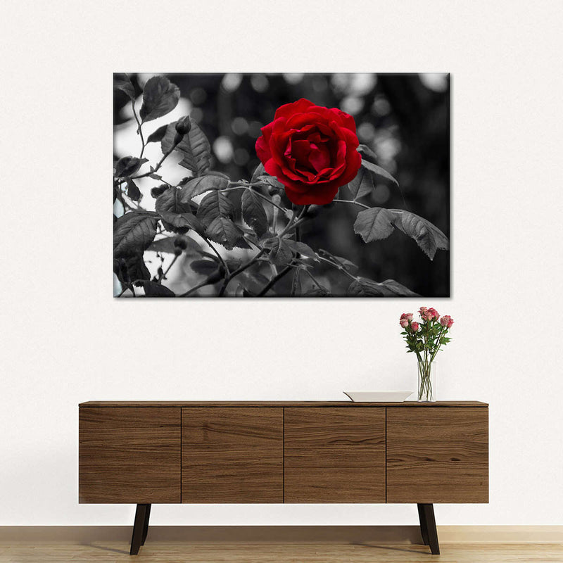 Lone Rose Pop Wall Art