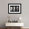 Three White Horses Wall Art