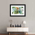 Wild Monstera Leaves Wall Art